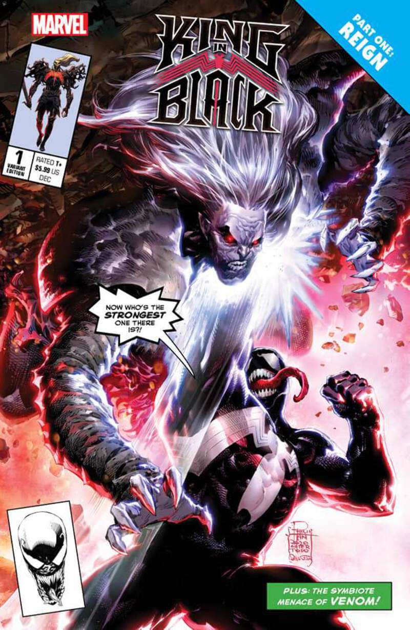 KING IN BLACK #1 STEGMAN DARKNESS REIGNS VARIANT OF 5 02//12//2020